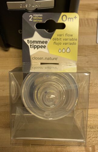 Tommee Tippee Closer to Nature Nipple, Variable Flow, 2 Count