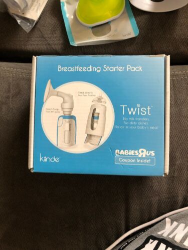NIB Kiinde Twist Breastfeeding Starter Kit Storage Feeding One Pouch