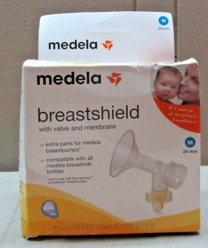 Medela Breastshield with Valve and Membrane #67378 Sz. M 24mm
