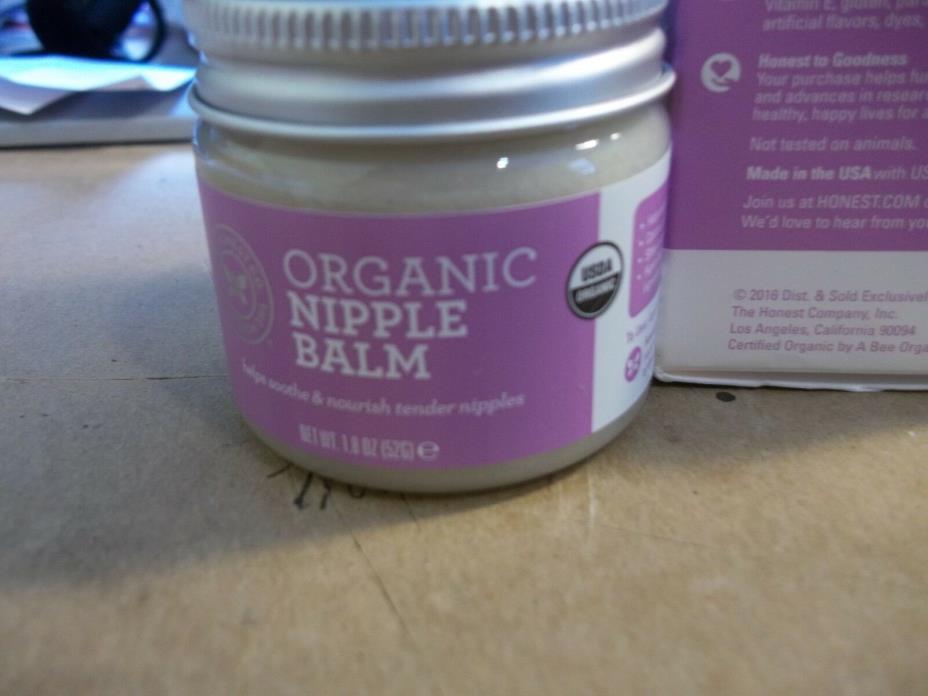The Honest Company Organic Nipple Balm, 1.8 Ounces NEW