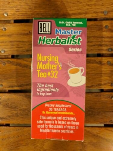 Bell Master Herbal Series Nursing Mother's Tea 30 tea bags New 2019