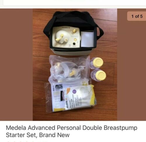Medela Advanced Personal Double Breastpump Starter Set, Brand New
