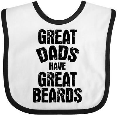 Inktastic Great Dads Have Great Beards Baby Bib Men Tattoos Toddler Bearded Dad