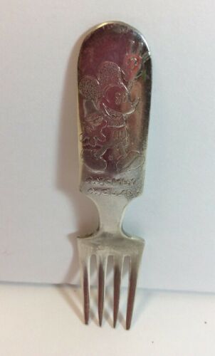 FAIRFIELD SILVERPLATE MICKEY MOUSE TODDLER/CHILDS FORK