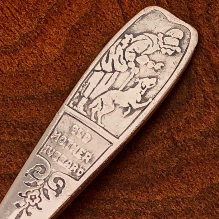 - TIFFANY STERLING SILVER BABY SPOON: OLD MOTHER HUBBARD, 1907–47