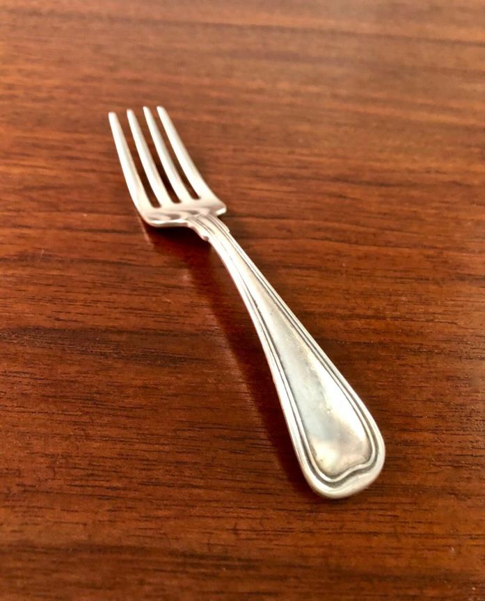 GORHAM CO. STERLING SILVER BABY FORK: OLD FRENCH NO MONOGRAM