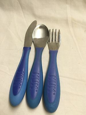 Nuk- Blue Fork, Knife Spoon