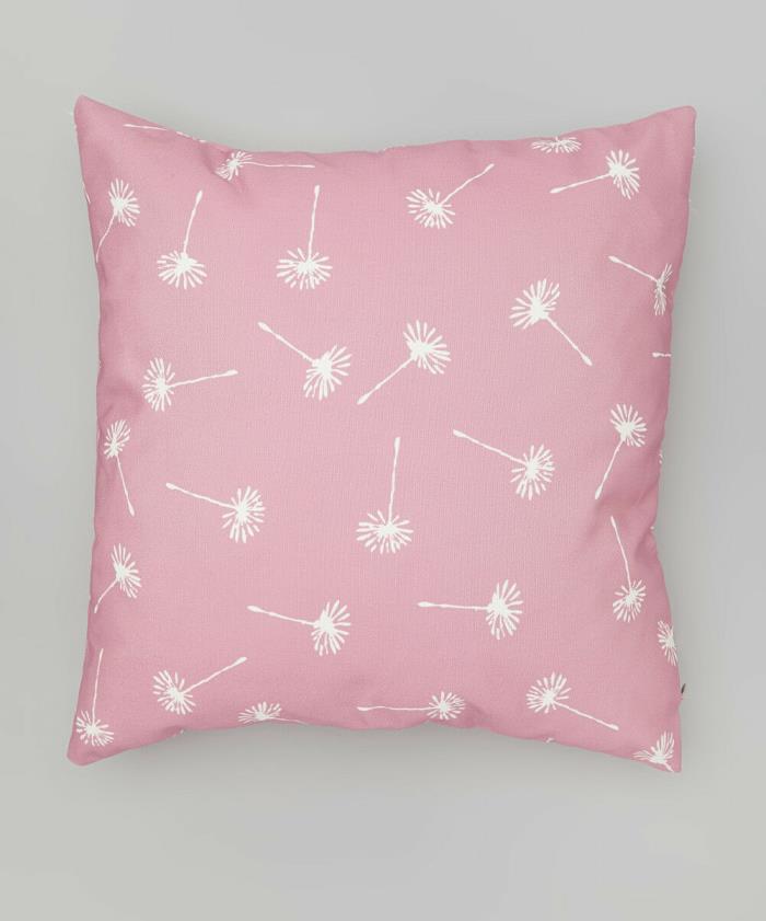Zebi Baby Nursing Pillow Cover Sham PINK Dandelion Print 16x16 NEW! FREE Ship!