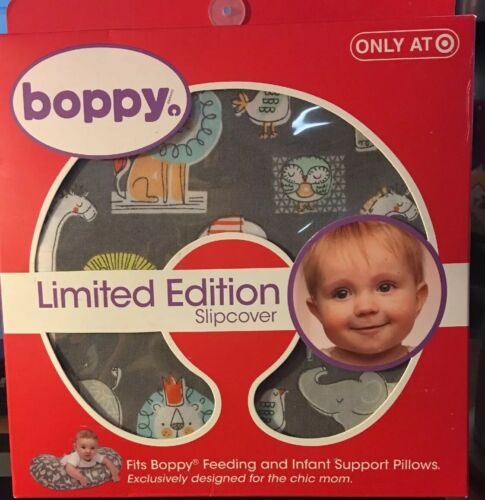 Boppy Nursing Support Pillow & Positioner Limited Edition Sketch Slate New
