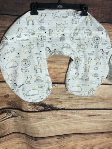 Boppy Pillow And Slipcover Neutral Unisex Jungle Animals