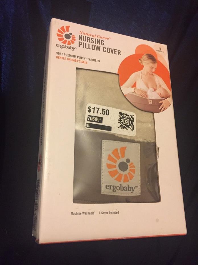 NIB*Ergobaby Natural Curve Nursing PILLOW COVER**Premium Plush Fabric*SHIPS FREE