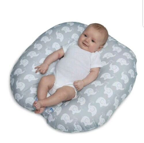 Boppy Baby Newborn Lounger pillow, Elephant Love Gray nest perfect Newborn gift