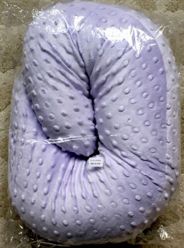 Nursing Pillow Raised Dots Minky Lilac New With Tags ~ FREE FIRST CLASS SHIPPING