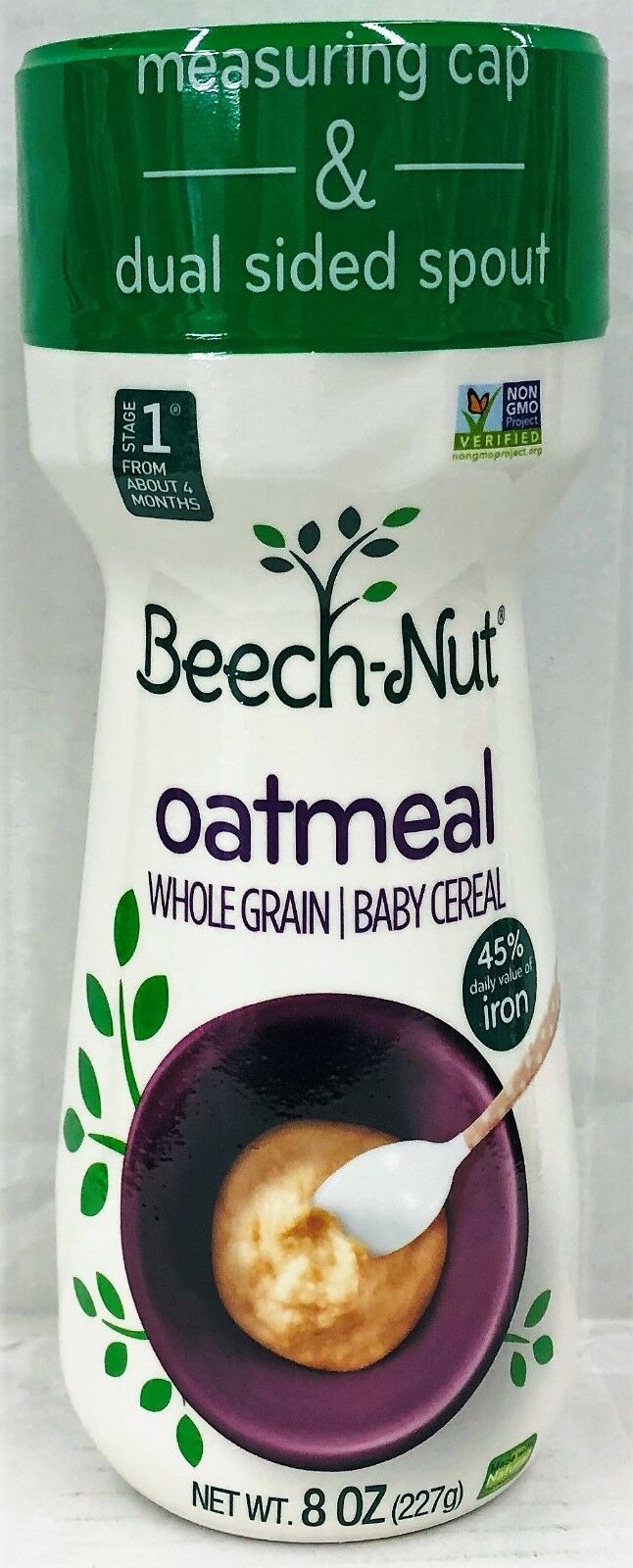 Beech Nut Oatmeal Whole Grain Baby Cereal 8 oz Beach