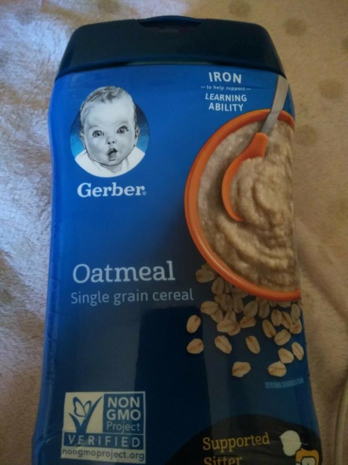 Gerber Baby Cereal, Oatmeal, 8 Oz