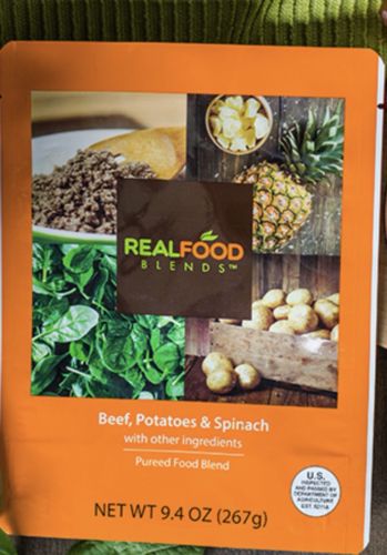 Real Food Blends (Beef, Potatoes, And Spinach) flavor - box of 12