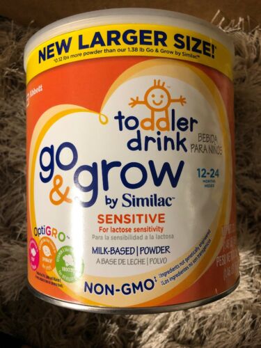 Similac Go & Grow Sensitive Non-Gmo Toddler Formula Exp 6/19 23.2 Oz 1.46 Lb