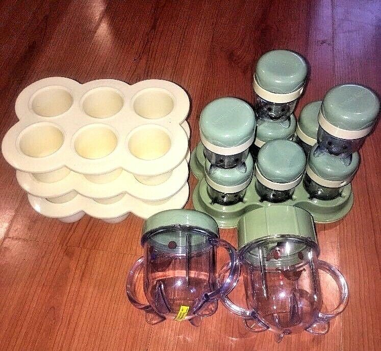 Homemade Baby Food Bullet Blender Accessories Excellent condition 15 pieces