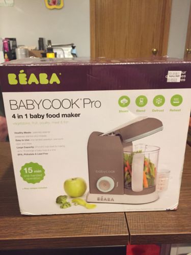 BEABA Babycook Pro Baby Food Maker Healthy Cook Steam Blend Reheat Defrost Meals