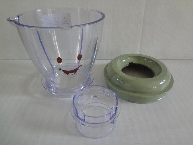 Baby Bullet Food Processor Blender Jar Pitcher Bowl With Cover Replacement Part