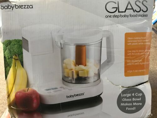 Baby Brezza Glass Baby Food Maker Cooker & Blender to Steam and Puree Baby Food