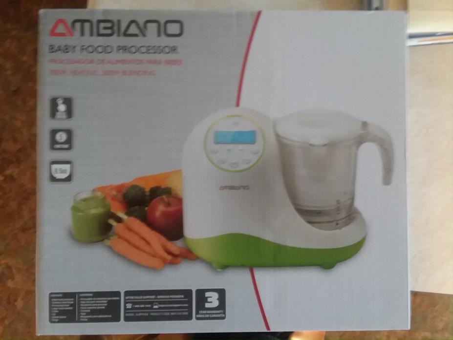 Ambiano Baby Food Processor NEW in Box!