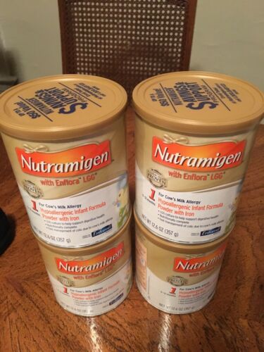 Four Cans of Enfamil Nutramigen With Enflora Formula 12.6 Oz Exp 04/2020