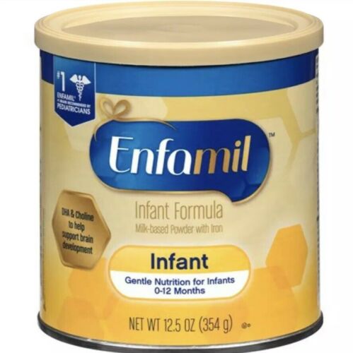 Enfamil Infant Powder Formula Lot - 8 Cans 12.5oz