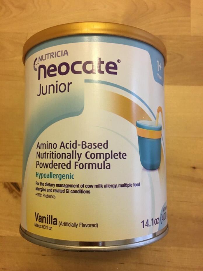 Neocate Junior Prebiotics Vanilla case - 4 cans Sealed NEW FORMULATION 1:1