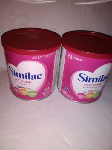 Similac Soy Isomil 2 cans 12.4 Oz Each