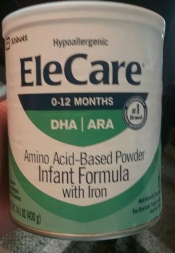 6- 14.1oz cans EleCare for Infant baby  with DHA/ARA Formula - exp.2020