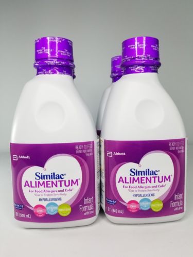 Hypoallergenic Similac Alimentum Ready To Feed 32oz - 4 Bottles