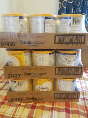 Lot of 18 Cans of Similac Neosure Infant Formual 13.1 oz cans