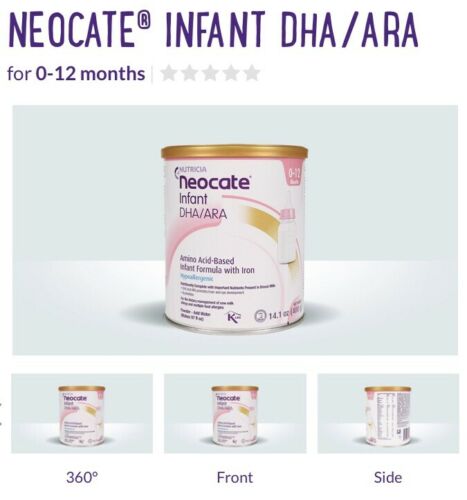 2 Cans- Infant Formula Neocate DHA/ARA