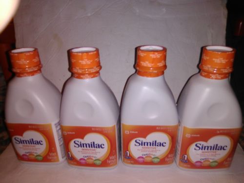 Similac Sensitive Infant Formula 4 ,1 Quart Bottles With Iron