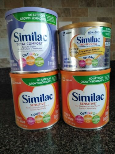 Similac Sensitive + Total Comfort Bundle 4 cans total