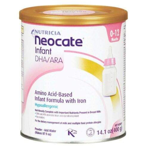 NEW Nutricia Neocate Infant DHA/ARA Amino Acid Based Formula w/ Iron 14.1 oz