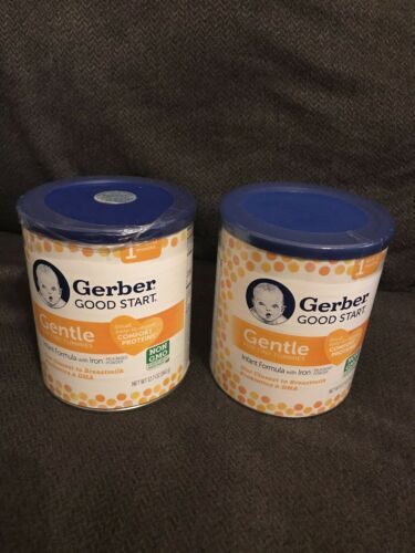 Gerber Good Start Gentle Baby Formula Non-GMO 12.7oz 2 Cans Expire 05/19 & 07/19