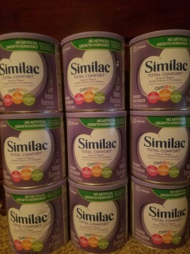 9 cans of Similac Total Comfort