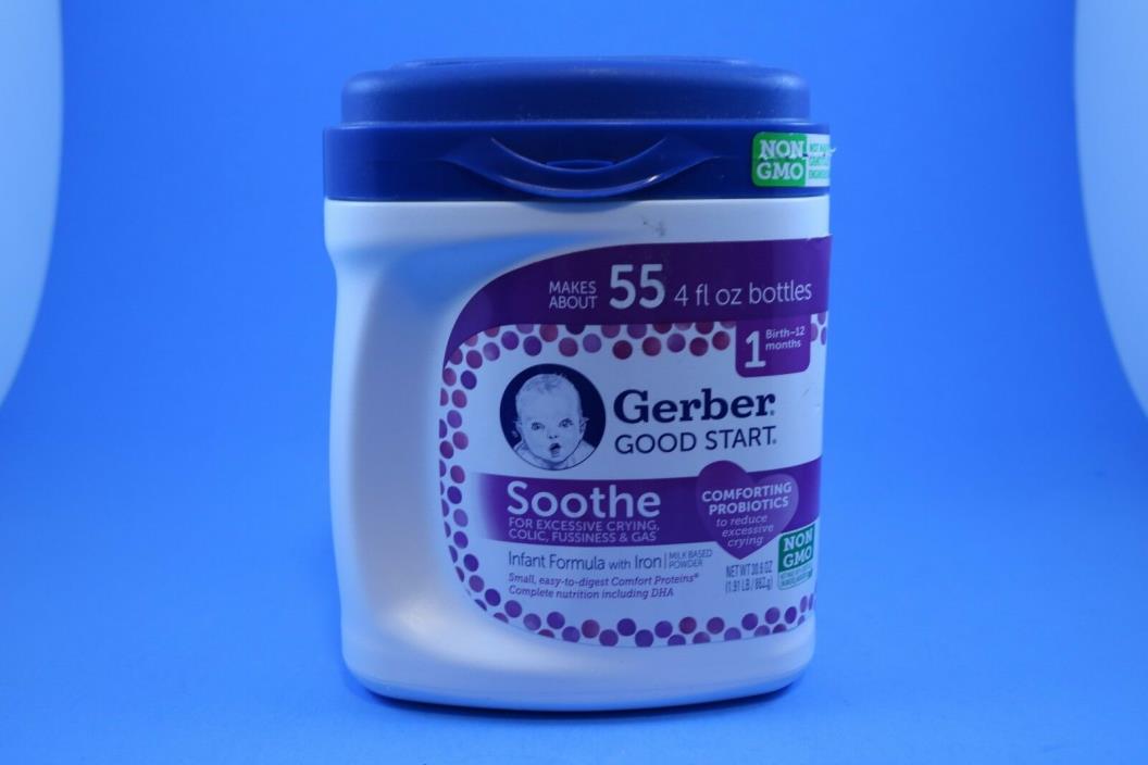 Gerber Good Start Soothe Non-GMO Powder Infant Formula, Stage 1, 30.6 oz