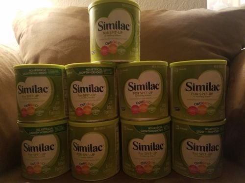 9 cans of Similac For Spit-Up