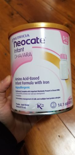 1 Case (4 can) Neocate Infant DHA/ARA Powder 14.1 oz (New/Sealed) Exp 08/2019