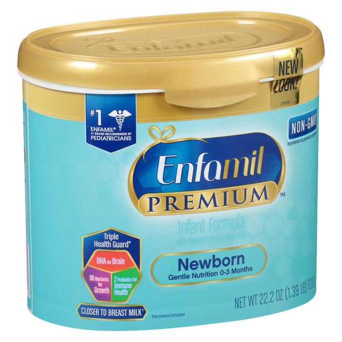 New Sealed Enfamil Premium 22.2 Oz Newborn Baby formula Exp March 2019 3/19