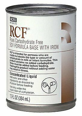 RCF Ross Carbohydrate-Free Soy Formula Base with Iron, concentrate liq., 13 oz