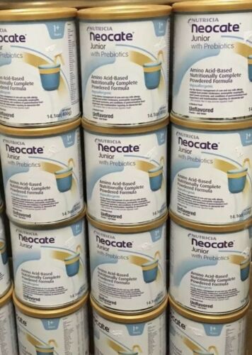 8 Cans Nutricia Neocate Jr Junior W/ Prebiotics Unflavored 14.1oz FREE SHIPPING