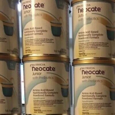4 Cans Nutricia Neocate JR Junior Vanilla W/ Prebiotics Formula FREE SHIPPING