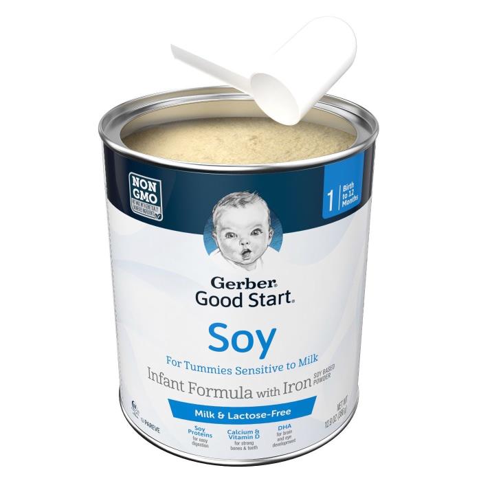Gerber Good Start Soy Powder Cans Stage Non-GMO 12.9 OZ Infant Formula