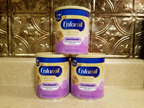 Enfamil Gentlease - three 12.4oz cans