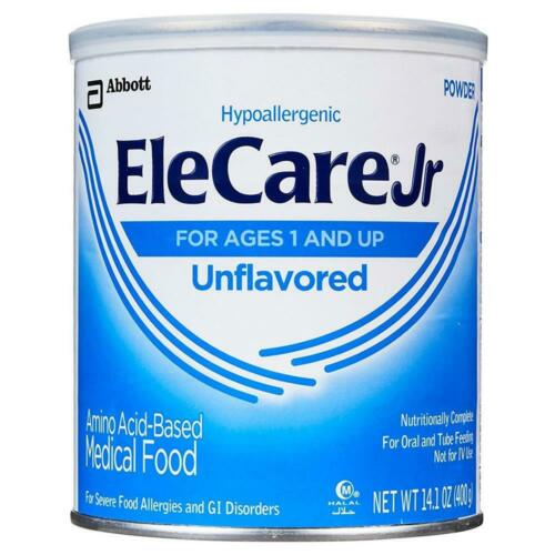 NEW Abbott EleCare Jr Toddler Unflavored Powder 14.1 oz Amino Acid-Based Medical