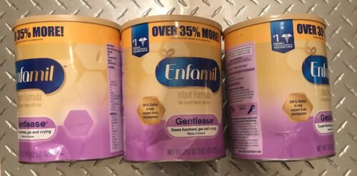 Enfamil Gentlease (Pack Of 3) Infant Formula 29.1oz (1.82lb) Use By Nov. 1,2020